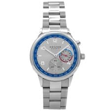 Nomos Watch Club Sport Neomatik Worldtimer Silver 791 - Inventory 8718 40mm