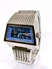 VINTAGE SEIKO ALBA AKA V782 5A90 Mens Quartz Watch Blue Dial Used