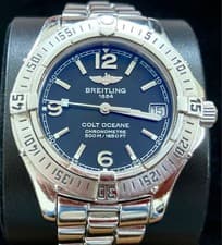 Breitling Superocean II 42 A17365 Blue Dial Automatic Mens Watch A182C57PSS 500M
