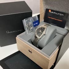 Hamilton Ventura Watch Flex Band Complete Accessories Used Authentic