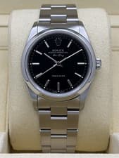 Rolex Air-King 14000M Black Dial 34mm Oyster Perpetual Steel – Excellent!