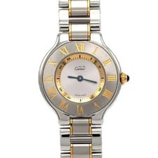 Cartier Must 21SM Combination W10073R6 SSxYG Quartz