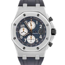 Audemars Piguet Royal Oak Offshore BLUE THEMES Steel Rubber 42mm 26470ST Watch