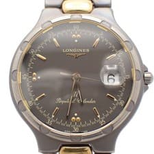 Longines Conquest Perpetual Quartz Men Watch Titanium Grey Dial