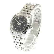 TUDOR CLASSIC DATE 22010 28mm SS Black Dial Automatic Date #C562