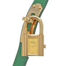 Used HERMES KE1.201 Champagne Ladies Wristwatch from JAPAN