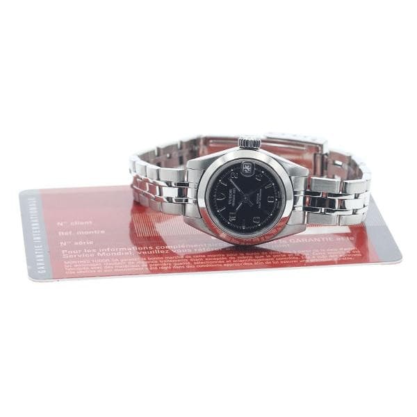 TUDOR PRINCESS DATE 92500 23mm SS Black Dial Automatic Date #C548