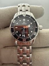 OMEGA Seamaster Professional 300m Diver Stainless Steel Black Dial  Watch 28 mm