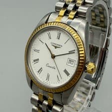 Working condition  Longines Quartz Watch, Silver and Gold