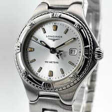 Longines Conquest Day Roman Womens Quartz Watch 28mm Dress Watch wrist 17cm