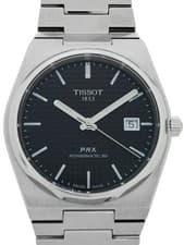 TISSOT PRX Automatic 40mm T137.407.11.051.00 40mm Black Dial Box Card #T478
