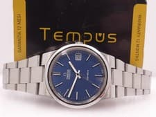 OMEGA GENEVE AUTOMATIC 166.0173 YEAR 1974 TOP SERVICED 366.0832 STEEL WATCH