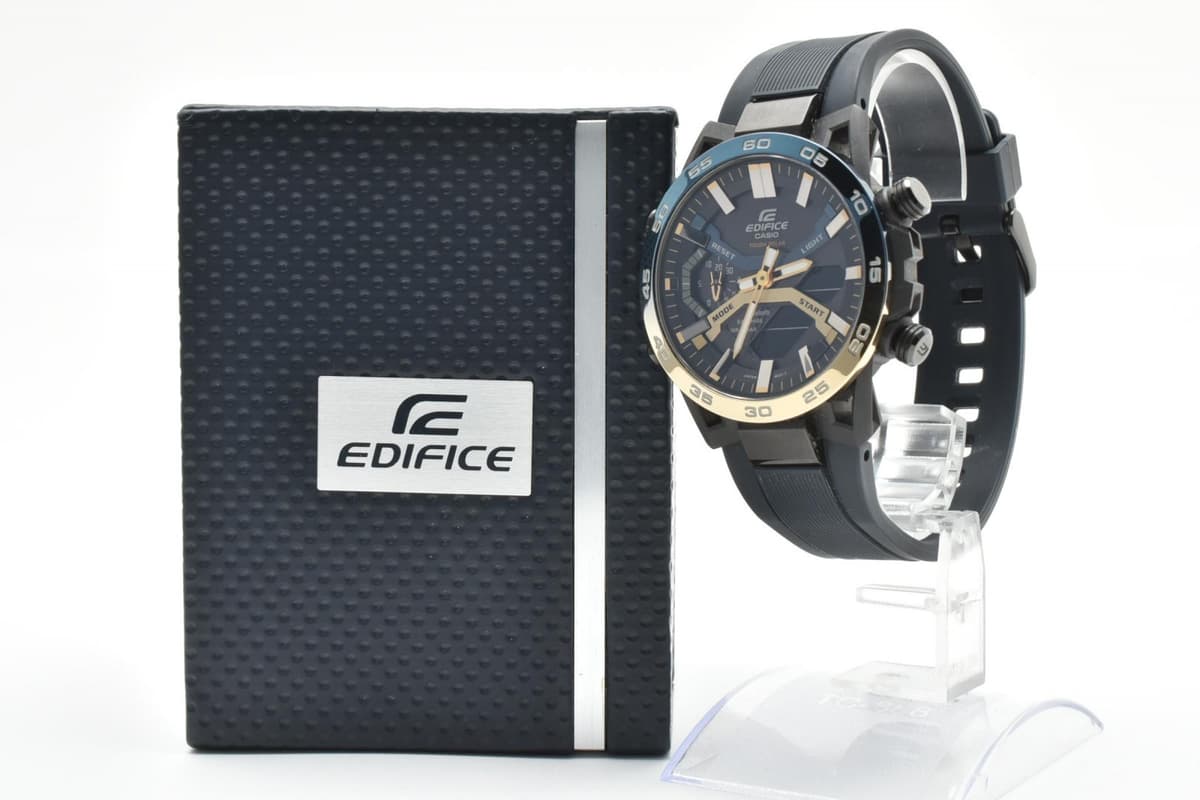 Casio Edifice ECB-2000 Tough Solar Bluetooth Black Dial 45mm Men’s Watch Box