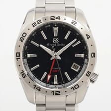 Grand Seiko Spring Drive Chronograph Power reserve SBGM245 SS SS AT blue dial 4 