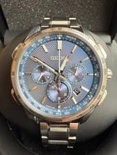 SEIKO Brightz Solar Radio Blue Dial Rare Color Men's Watch