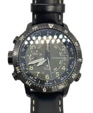 Citizen Promaster Land Articron Eco Drive Wristwatch BN4046-10X Black r#