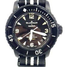Blancpain x Swatch Ocean of Storms Fathoms Automatic Bioceramic Black Unused