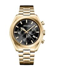 ADRIATICA Men Casual Watch Classic Dress Black Dial Waterproof Swiss Chronograph