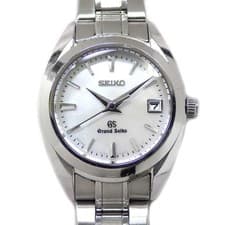 Grand Seiko Wristwatch 4J52 0AC0 STGF075 White Shell Dial Date SS Quartz Analog