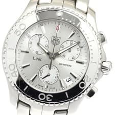 TAG HEUER CJ1111 Link Chronograph Quartz Men's Watch From Japan G0425