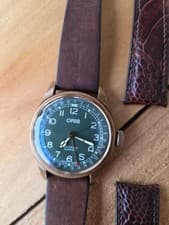 Oris Big Crown Pointer Date Bronze 80th Anniversary Green Dial, used