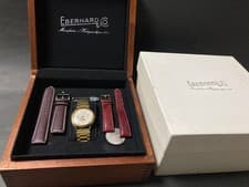 [MOONPHASE] Eberhard Lecantierme Calendar ETA2892 Silver 925 GP Watch