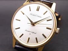 Seiko Crown Mechanical Dress Watch Vintage 21 Jewels 1964 Gold Plated Movt