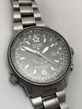 Citizen ProMaster Radio Solar Lightweight Titanium Watch H411 wrist 19cm