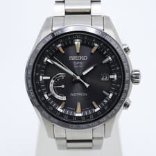 SEIKO ASTRON 8X22 0AG0 2 Solar GPS Black Dial Date Men s Watch Working   From Ja