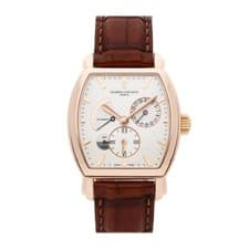 Vacheron Constantin Malte Dual Time Rose Gold Auto 35mm Strap 47400/000R-9101