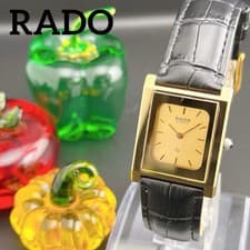 [Rare/Good Condition] Rado Tank Square Quartz Men's Watch Dress Watch