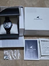 CASIO OCEANUS OCW-T2600B-1AJF Full Black Titanium Solar Radio Men's Watch