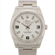 Rolex 114200 SS SS AT white dial 2 Extra Links