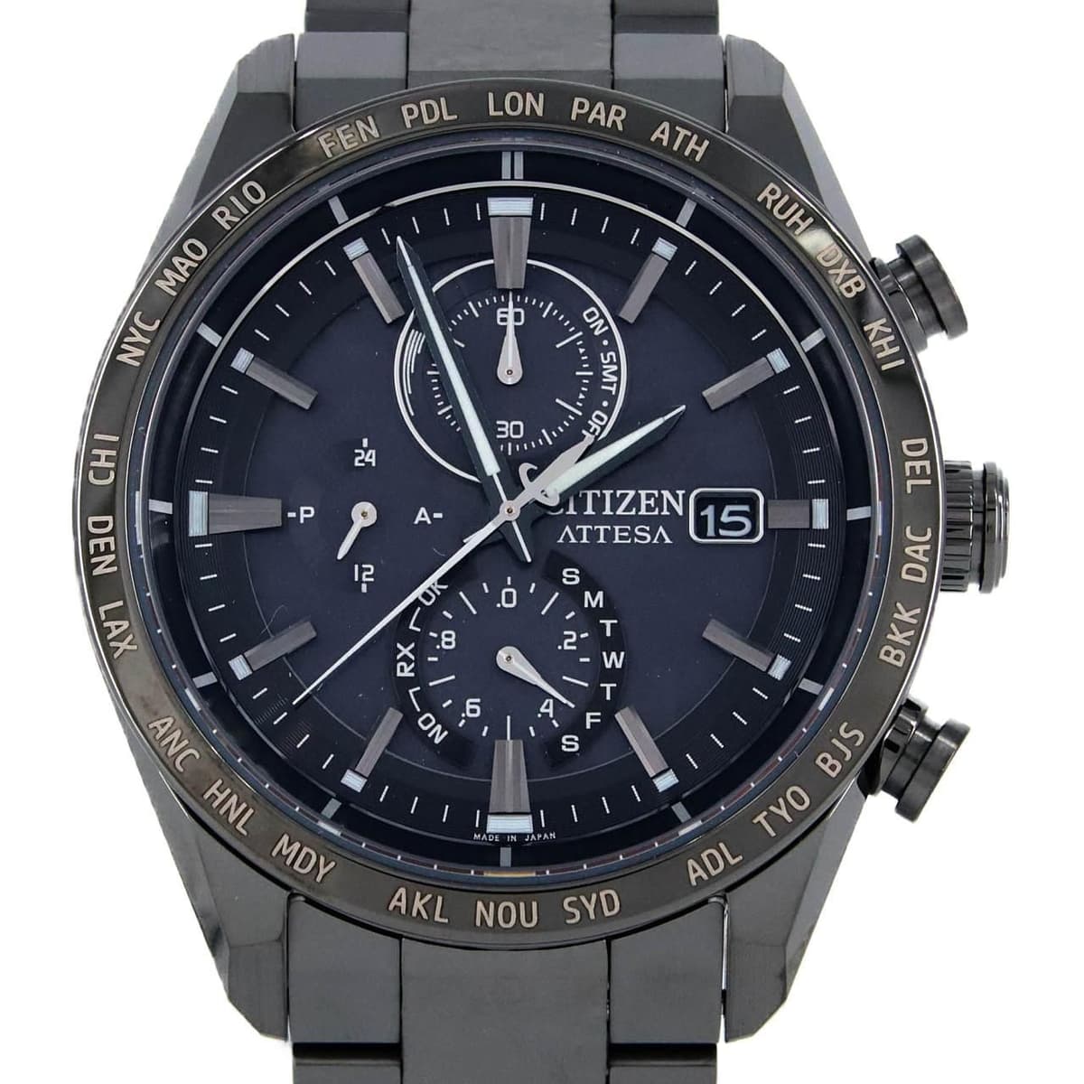 Citizen ATESSA HAKUTO-R Radio Watch H800-A1CN20C/AT8287-62E Ti