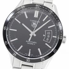 TAG HEUER WV211M.BA0787 Carrera Caliber 5 Date Automatic Men s with  939176 Used