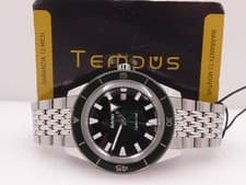 RADO HYPERCHROME CAPTAIN COOK GREEN NEW FULL SET AUTOMATIC STEEL WATCH