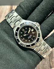 [Vintage] OMEGA Seamaster 200 professional Automatic Date Black Dial Mens b326