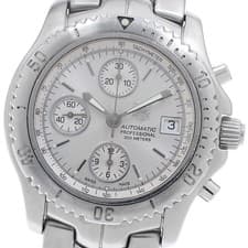 TAG HEUER CT2113 Link Chronograph Men's Watch From Japan G0425