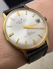 Citizen Jet Auto Dater Timepiece Automatic Gold Plated Vintage Watch From Japan