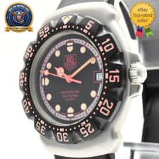 TAG HEUER Formula 1 Professional WA1217 Pink Black Dial 34mm Men's Quartz Watch