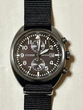 Citizen CA7047 86E Eco Drive Watch Black Timepiece Wristwatch Genuine