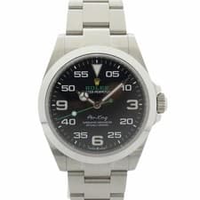 ROLEX Air King 126900 Black Case Size 40.0mm Men's Used Watch #42421
