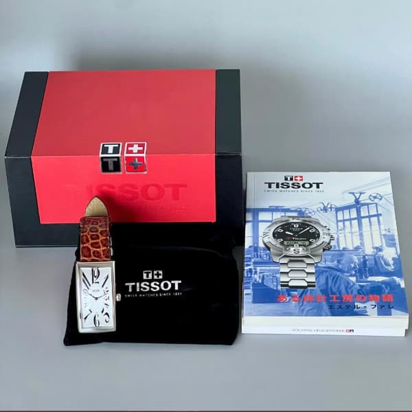 [Near MINT w/ Box] TISSOT Heritage Banana T117509A Quartz Men's Watch from JAPAN
