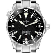 Omega Seamaster Date Diver Midsize 36 Steel Mens Watch 2262.50.00