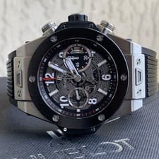 Hublot Big Bang Unico Skeleton Dial Titanium Ceramic 411.NM.1170.RX B+P