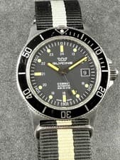 Glycine Combat Sub Automatic 43mm GL0083-ST Black Dial Full Kit + Extra Caseback