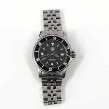 TAG Heuer 1500 Professional Series Quartz Date - Black Dial - 37mm