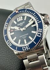 HANHART AQUASPHERE FREEFALL Blue On Bracelet 42mm Swiss Automatic 300m Diver