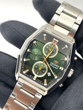 Orient Neo70s Focus Eight Watch WV0561TT Unisex Stainless Steel Dial Green