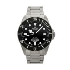 Tudor Pelagos Automatic 42mm Black Dial Titanium Watch Bracelet M25600TN